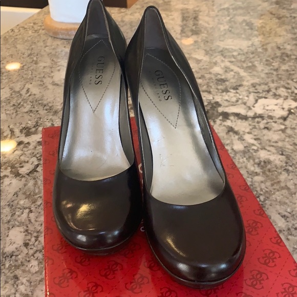 Guess Shoes - Guess leather platform pumps